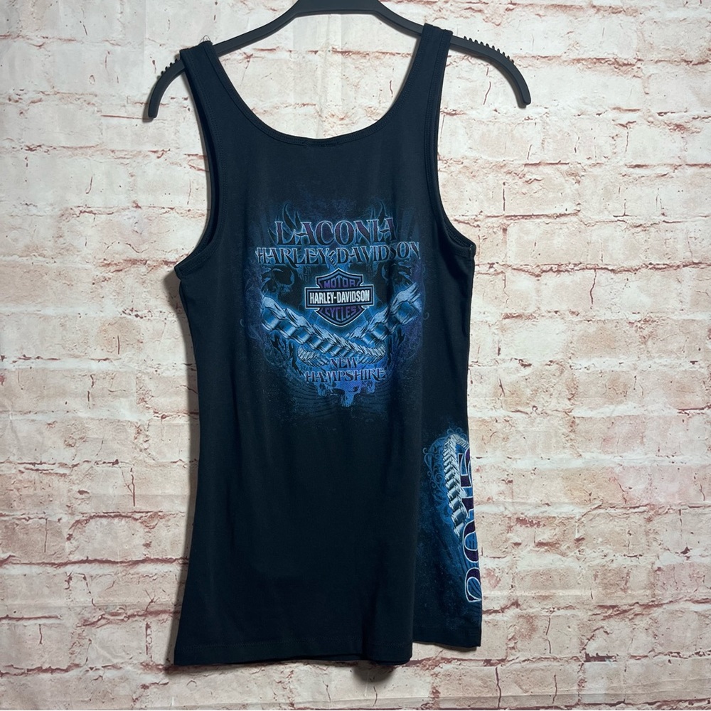 Harley Davison motorcycles Laconia women’s tank top size large